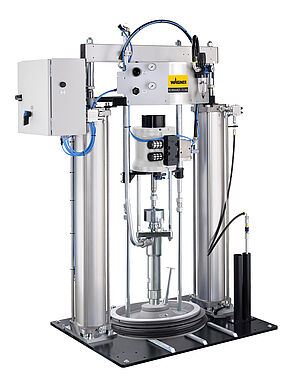 The conveying system for 1K adhesives and sealants